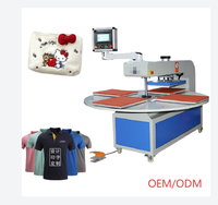 Presse à chaud 4 stations 50x40cm avec alignement laser pour impression DTF sur coton, vinyle, polos, vêtements de sport, manches et sacs
