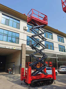 Новый самоходный гусеничный ножничный подъемник по заводской цене, 6 м, грузоподъемность 300 кг - Product Image 4