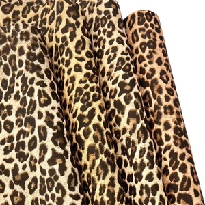 Vintage leopardato stampa PU <span class=keywords><strong>pelle</strong></span> sintetica in vinile con <span class=keywords><strong>pelle</strong></span> <span class=keywords><strong>di</strong></span> animale Design per scarpe mobili da te - Product Image 4