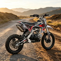 2026 Newest 110Cc Four Stroke Fuel Consumption 3.5L Pit Bike All Terrain Motorcycle Electric Starter System Motocross