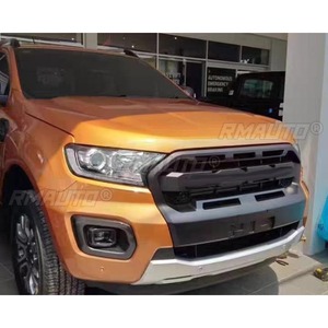 Parrilla Delantera LED para Coche, Parrilla de Carreras, Kit de Carrocería, Parrilla Delantera para Ford Ranger T8 2018-2020, Pieza Exterior - Product Image 4