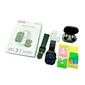 2024 nuevo diseño Wk97 reloj inteligente Correa dual TWS auricular funda de reloj y película protectora para Android Ios - Product Image 2