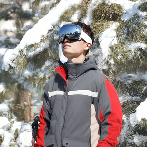 Outdoor Large Spherical Ski <strong>Glasses</strong> Double Anti-Fog Large <strong>Field</strong> UV400 Goggles for Men and Women Sports Ski Goggles Equipment - Product Image 5