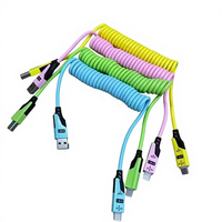 Cable de Carga Rápida Ironstone de 65W, 4 en 1, USB Tipo-C, con Conector Giratorio y Carcasa Metálica, para Computadora y iPhone