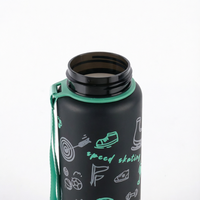 Bouteille d'eau sport pour enfants 800 ml avec paille, couvercle anti-fuite, écologique, pour l'école, les activités de plein air, la randonnée et le camping