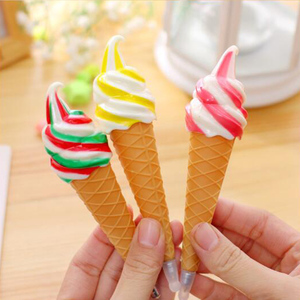 Niedliche Kawaii Eiscreme geformte Plastik kugelschreiber für Kinder - Product Image 4