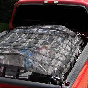 पिकअप ट्रक बिस्तर कट-टू-आकार मोल्डिंग प्रसंस्करण सेवा के लिए ईटेक्स भारी शुल्क एंटी- यूव पॉलिएस्टर जाल कपड़े कार्गो नेट - Product Image 6