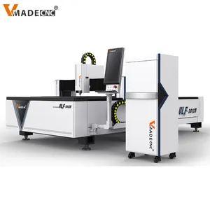 Lazer kesme makinesi 1000W CNC Fiber lazer kesici sac