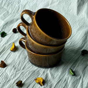 Taza de Cerámica Rústica Hecha a Mano, Premium, Apta para Microondas, Personalizable con Marca, Suministro al por Mayor - Product Image 2