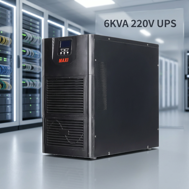 MAXI MXG 6KVA Single Phase Online UPS 220V Input/Output High Frequency Power Ups for Data Center Networking Applications