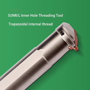 Outil à filetage interne SUNR/SUNL, type T, 30 degrés, trapézoïdal, type U, porte-outil CNC, insert 11/16/22UID OEM 60Si2Mn Titane - Product Image 4