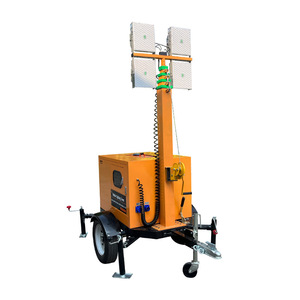 Tour d'éclairage LED avec générateur, tour d'éclairage mobile portable pour la construction, l'exploitation minière, les événements et l'éclairage d'urgence - Product Image 5