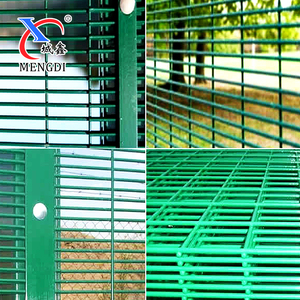 Clôture de sécurité personnalisée, <span class=keywords><strong>panneau</strong></span> de jardin en treillis <span class=keywords><strong>soudé</strong></span>, 358 anti-escalade, revêtement en poudre, anti-rongeurs, anti-pourriture, <span class=keywords><strong>hauteur</strong></span> de 8 pieds - Product Image 5