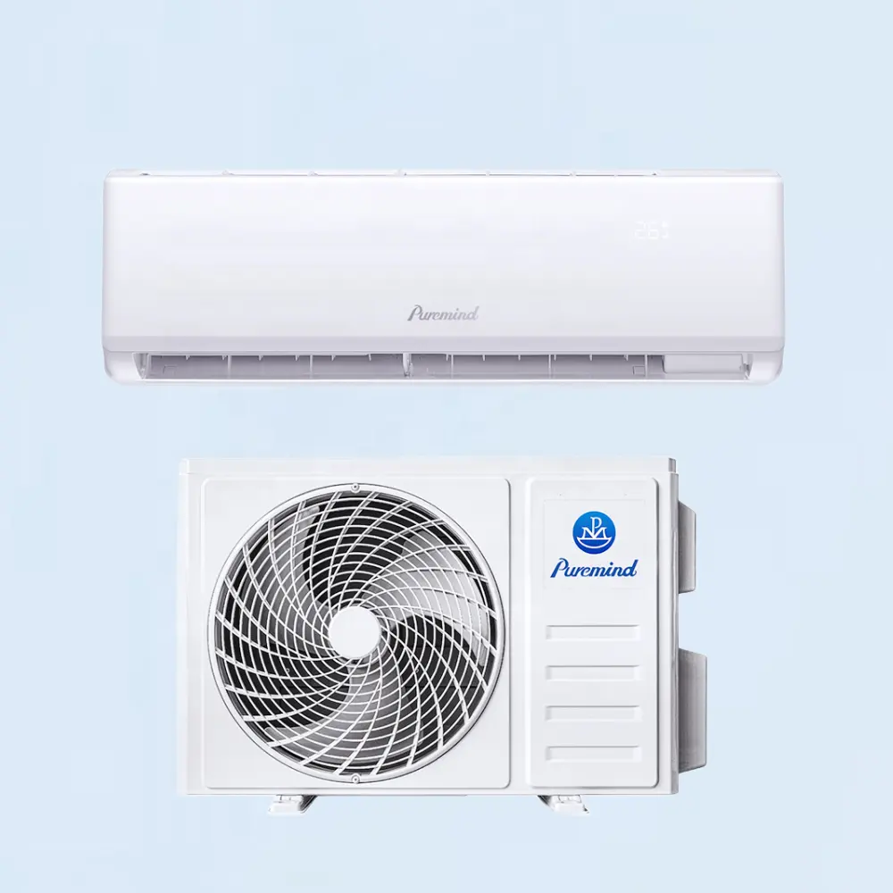 Puremind – climatiseur mural sans onduleur, contrôle Wi-Fi, Type résidentiel, ventilation divisée, R410a, R32