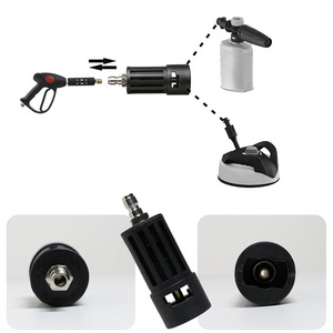 Accessoire Lance <span class=keywords><strong>Karcher</strong></span> K 1/4'' à connexion rapide en acier inoxydable et plastique pour pistolet de lavage, pièce de rechange femelle OEM pour nettoyeur haute pression électrique - Product Image 3