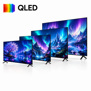 Téléviseur intelligent <span class=keywords><strong>QLED</strong></span> 4K de 85 à 100 pouces avec cadre métallique en verre trempé, grand écran pour hôtels, écoles et usage commercial - Product Image 1