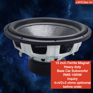 Haut-parleur de subwoofer stéréo pour voiture 15 pouces <span class=keywords><strong>Sub</strong></span> RMS 1000W Strong Punch Bass Speaker 15 "2000W Peak SPL Car Subwoofer - Product Image 2