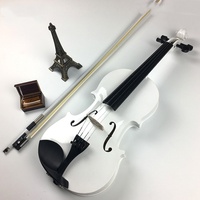 Factory Wholesale 4/4 Size Beginner Friendly Violin High Quality Wooden Practice Instrument for Adults