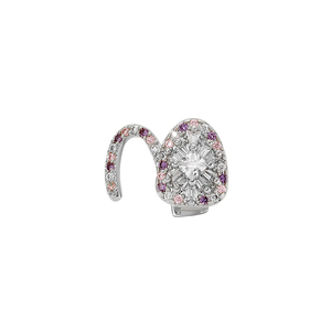 Grillz dentaire unique Hip Hop Iced Out avec CZ rose et violet, plaqué or et <span class=keywords><strong>argent</strong></span>, pour hommes et femmes, vente <span class=keywords><strong>en</strong></span> gros - Product Image 5