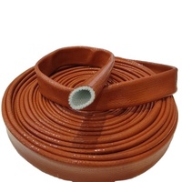 Gaine de protection anti-incendie en fibre de verre de silicone en gros d'usine Manchon de bouclier thermique 15mm