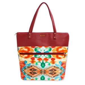 กระเป๋าผ้าปอกระเจาปักลายดอกไม้สีสันสดใสกระเป๋าช้อปปิ้งดีไซน์ล่าสุด - Product Image 3