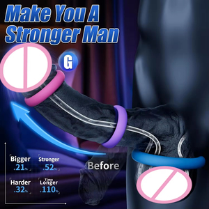 Anneau de Retardement en Silicone Lollipop pour Hommes avec Verrouillage du Sperme Longue Durée – Divers Jouets Sexuels pour Hommes - Product Image 2