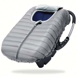 Housse de poussette universelle imperméable, couverture de siège auto pour bébé avec doublure en peluche - Product Image 3