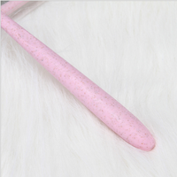 Brosse à dents en PLA biodégradables, 10 pièces, soins dentaires professionnels, Design OEM, 100% naturelle