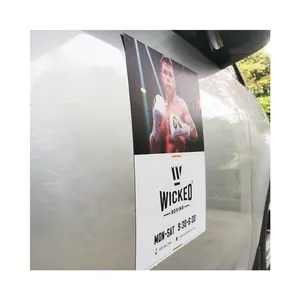 Pegatina magnética de PVC impermeable personalizada para coche, pegatina troquelada de vinilo impresa Digital para decoración de vehículos