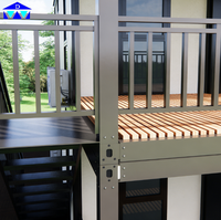 Construction rapide de villa de luxe à ossature en acier de style moderne haut de gamme avec prise en charge de la personnalisation