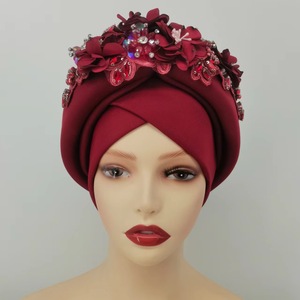 2025 nouveau chapeau africain à la mode petit chapeau couche d'air <span class=keywords><strong>collant</strong></span> tête de fleur casquette - Product Image 2