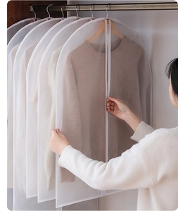 <span class=keywords><strong>Housse</strong></span> de <span class=keywords><strong>protection</strong></span> suspendue en plastique PEVA pour costume, manteau, garde-robe, organisateur de vêtements - Product Image 5