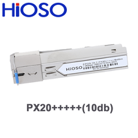Modul HiOSO EPON SFP px20+++++ 10db dengan modul OLT pon merek lain yang kompatibel untuk Huawei untuk ZTE.