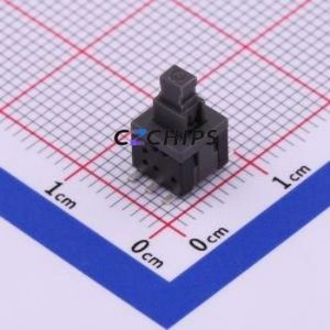 K8-5851S-L1 Push Button Switch SMD Switch Self-Locking Square Plunger Vertical Mount 100mA - Product Image 1