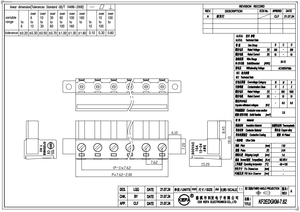 High Reliability 28-16AWG KF2EDGKM-7.62mm Pitch 2-Pin 300V 10A Green Plug-In <b>Terminal</b> Block Push-In Connection - Product Image 2