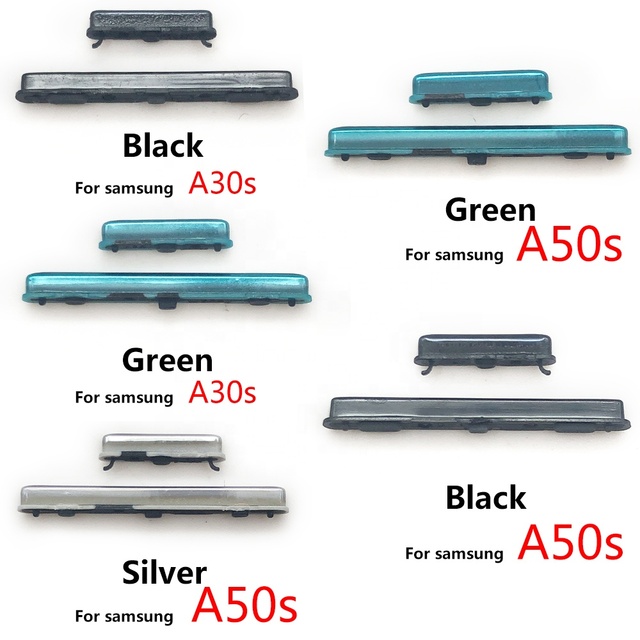Mobil Phone Side Key Power Volume Buttons Parts for Samsung Galaxy A10S A20S A21S A30S A50S Spare Parts Wholesale