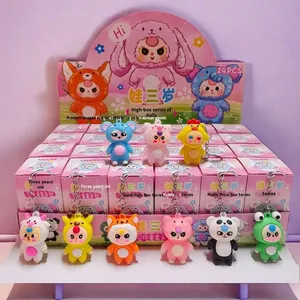 Bán buôn âm nhạc Lưu ý mù hộp Keychain đông lạnh nhịp điệu Búp bê mặt dây chuyền dễ thương phim hoạt hình gian hàng đồ chơi mini Cave Bộ sưu tập quà tặng - Product Image 6