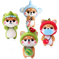 Enfants en gros à la main aiguille laine Pokes Art bricolage matériel feutre peluche poupée Poke