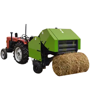 tractor mounted mini round hay baler