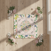 Table de Mahjong Pliable Portable de Luxe Moderne Classique pour 4 Joueurs, Tapis en Caoutchouc Durable, Résistant à l'Eau, Écologique, pour le Divertissement