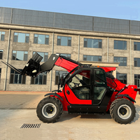Chariot élévateur télescopique diesel télescopique télescopique 4 tonnes 3 tonnes chariot élévateur télescopique rotatif à 360 degrés