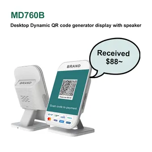 Dispositivo QR RINLINK MD760B con codice QR dinamico per il pagamento del codice a barre