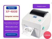 Imprimante thermique Xprinter XP-480B pour étiquettes de colis express FBA, codes-barres, autocollants, 152 mm/s, machine à codes-barres Temu en stock, interface USB