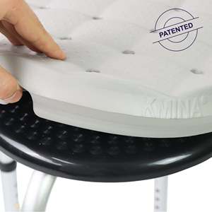 Round <b>Cushion</b> for Bathroom <b>Stool</b> (33.5x3.3 cm), Shower Chair or Bathtub Seat <b>Cushions</b>, Knee Pad KMINA K30026 - Product Image 3