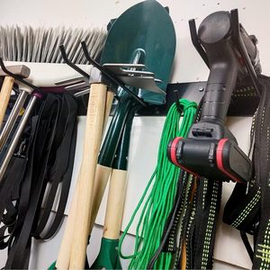 Organizzatore della <span class=keywords><strong>parete</strong></span> di stoccaggio del Garage, ganci per montaggio a <span class=keywords><strong>parete</strong></span> per attrezzi da giardino per impieghi gravosi e stoccaggio - Product Image 5