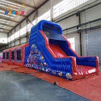 Parcours d'obstacles gonflable commercial WINSUN, ignifuge, sans plomb, certifié CE, en PVC imperméable pour aire de jeux extérieure, carnaval