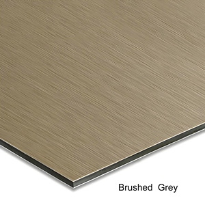 Trung Quốc nhà máy dropshipping 4x8feet 3mm 4mm 6mm pvdf PE ACP <span class=keywords><strong>ACM</strong></span> chải Bạc nhôm Composite Panels - Product Image 5