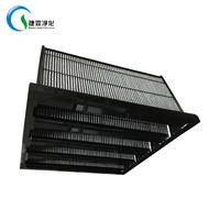 Harga grosir Filter karbon aktif Bank 4V sistem HVAC Filter v-bank