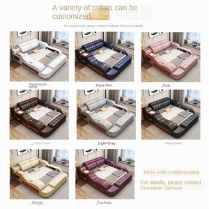 <span class=keywords><strong>Lit</strong></span> moderne en bois tatami, taille <span class=keywords><strong>king</strong></span>, réglable, multifonctionnel, massage, rangement, cuir véritable, confortable, <span class=keywords><strong>lit</strong></span> assemblé - Product Image 4