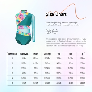 Maillot de Gimnasia para Niñas de 6 a 16 Años, Traje de Danza para Competencia, Body para Actuaciones en Escenario, Práctica Diaria, Baile de Salón - Product Image 6